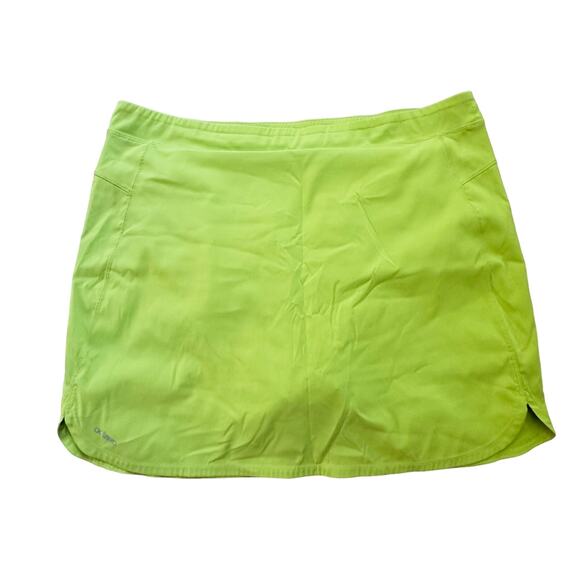 Adidas | Lined‎ Light Weight Skort | Lime Green | SZ 12 - Picture 1 of 9
